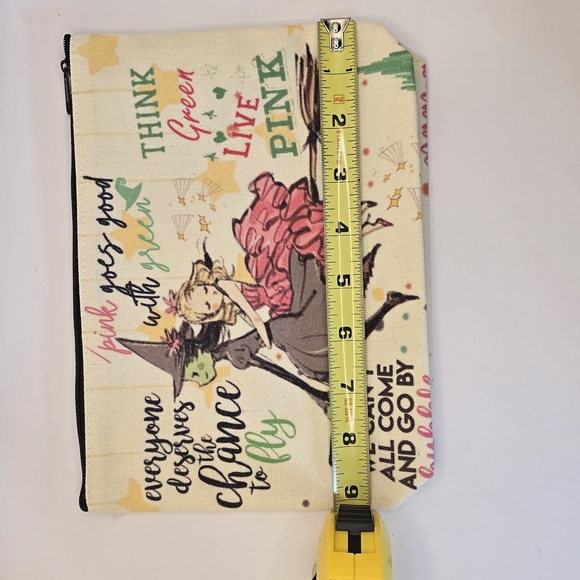 WICKED Witch and Fairy Themed Pouch/Make UP BAG - Picture 3 of 5